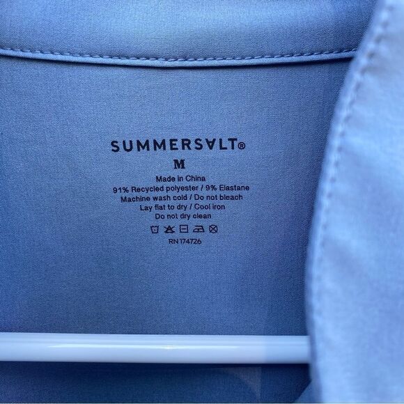 Summersalt The On-The-Go Zip-Up Jacket Windbreaker Medium - Picture 5 of 6